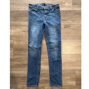 ASOS Women's Blue Wash Denim Jeans Size 31‎ Skinny Stretch Casual Everyday